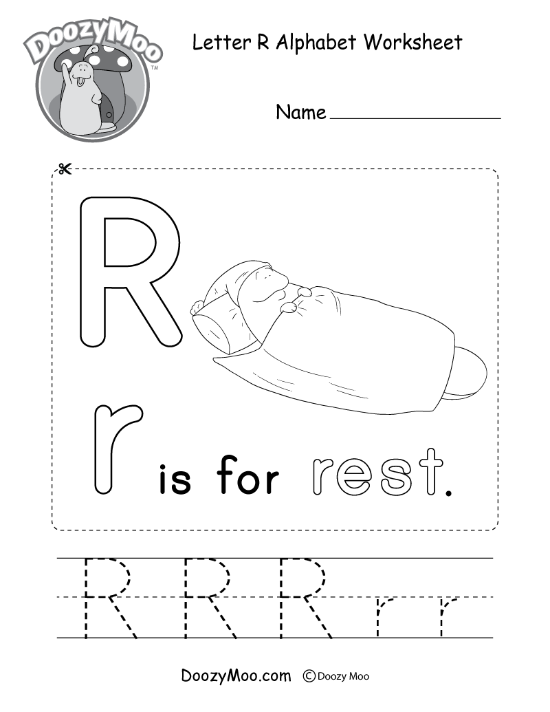 preschool letter r worksheets