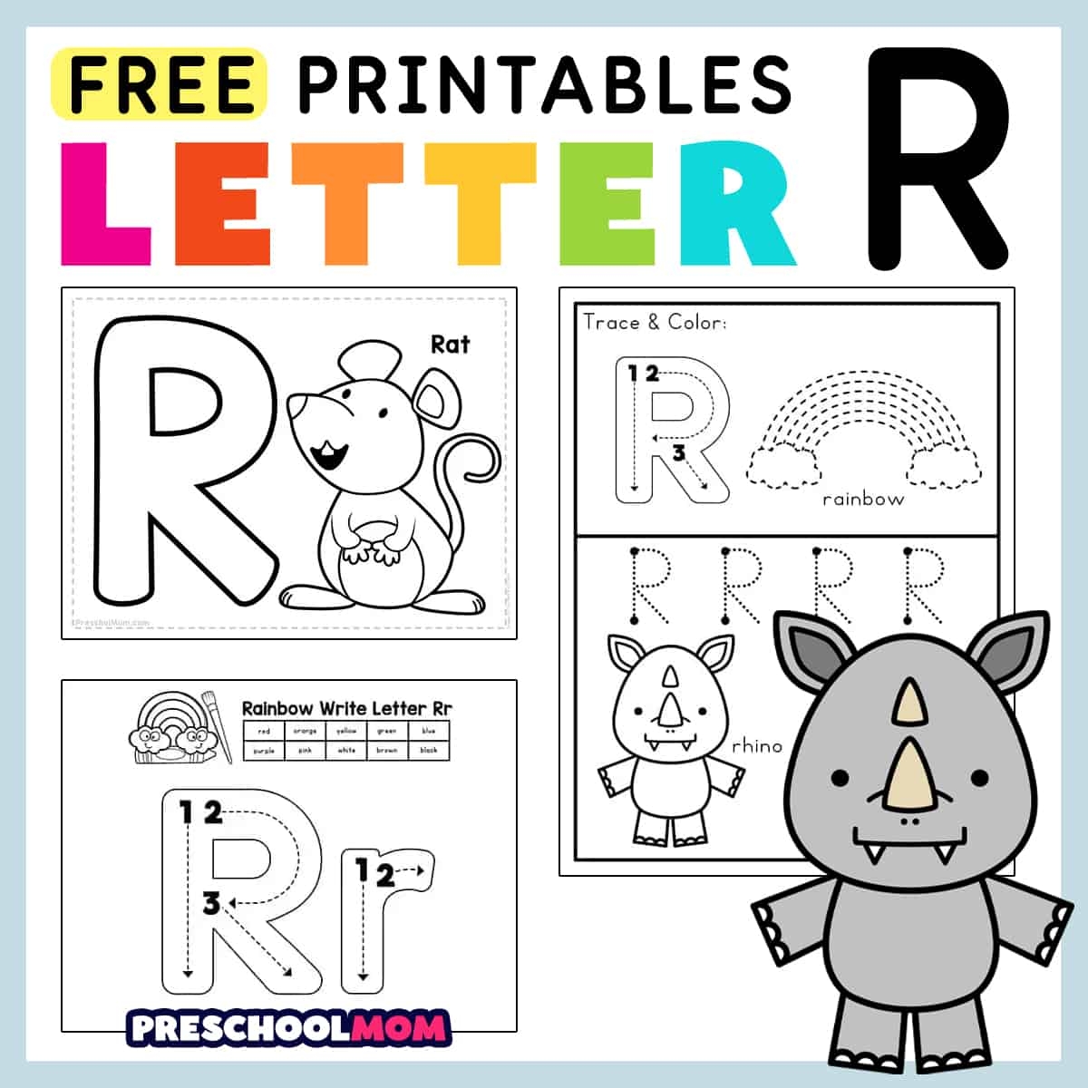 Letter R Preschool Printables Preschool Mom Letter R Preschool Printables Preschool Mom