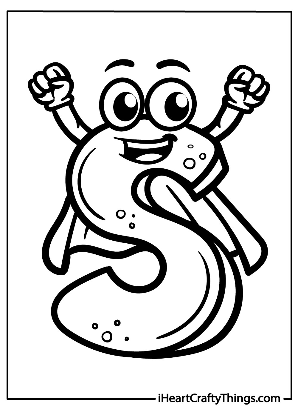 letter s coloring page