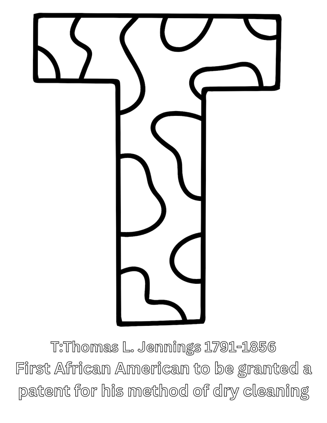 Letter T Coloring Page Etsy Letter T Coloring Page Etsy