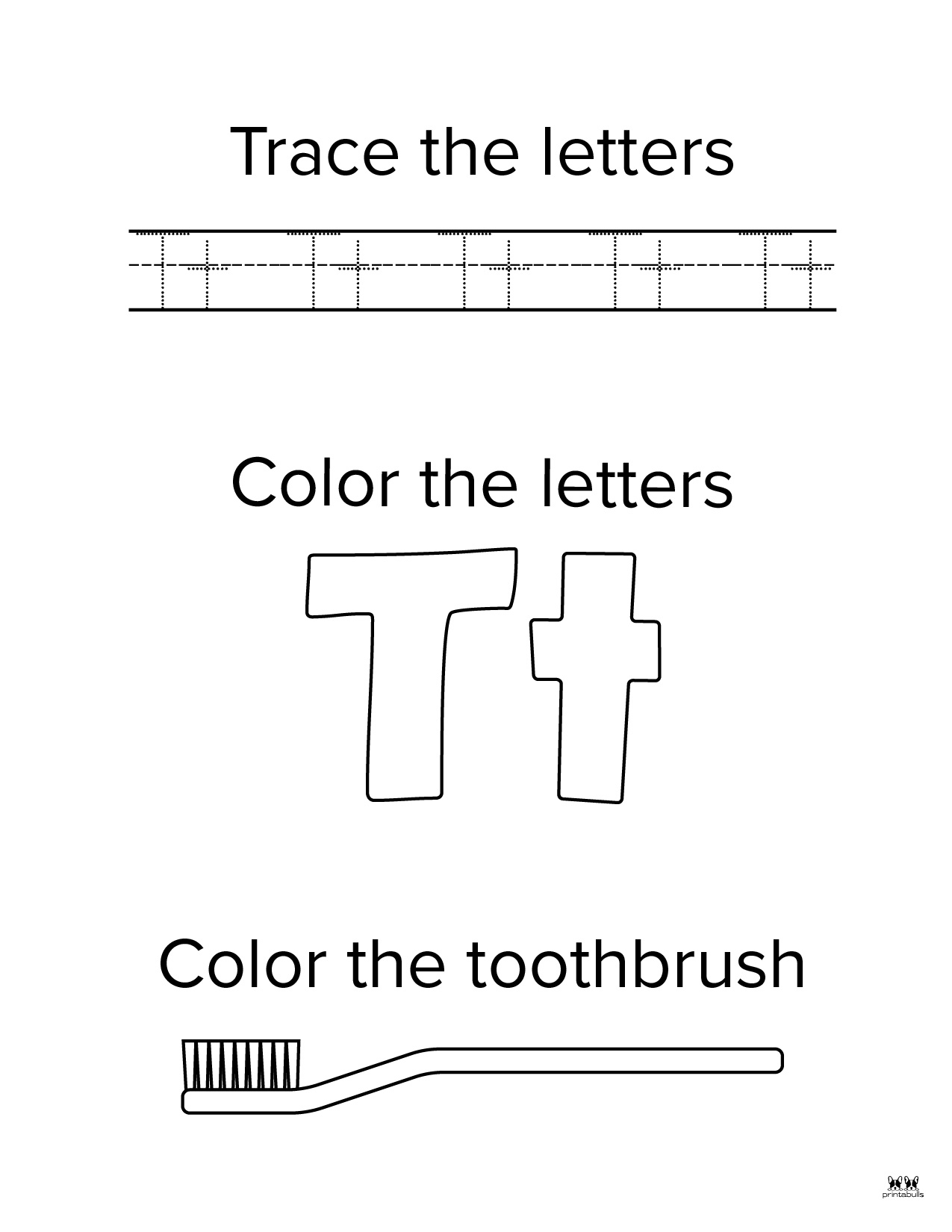 Letter T Worksheets 50 FREE Printables PrintaBulk