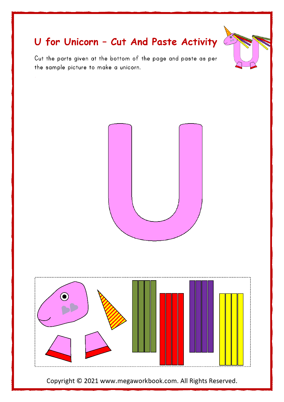letter u worksheets for preschoolers