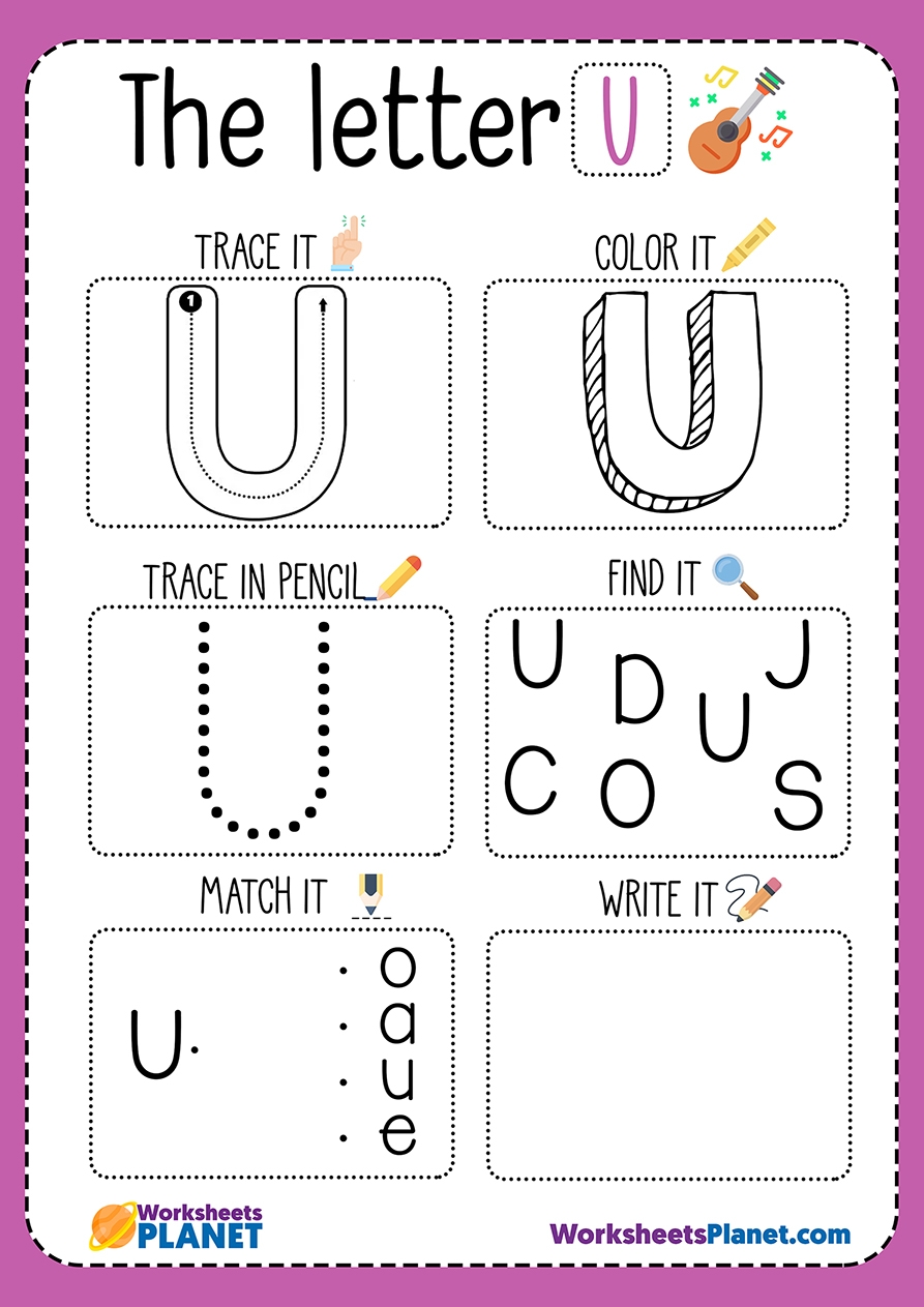 letter u printable worksheet letter u printable worksheet