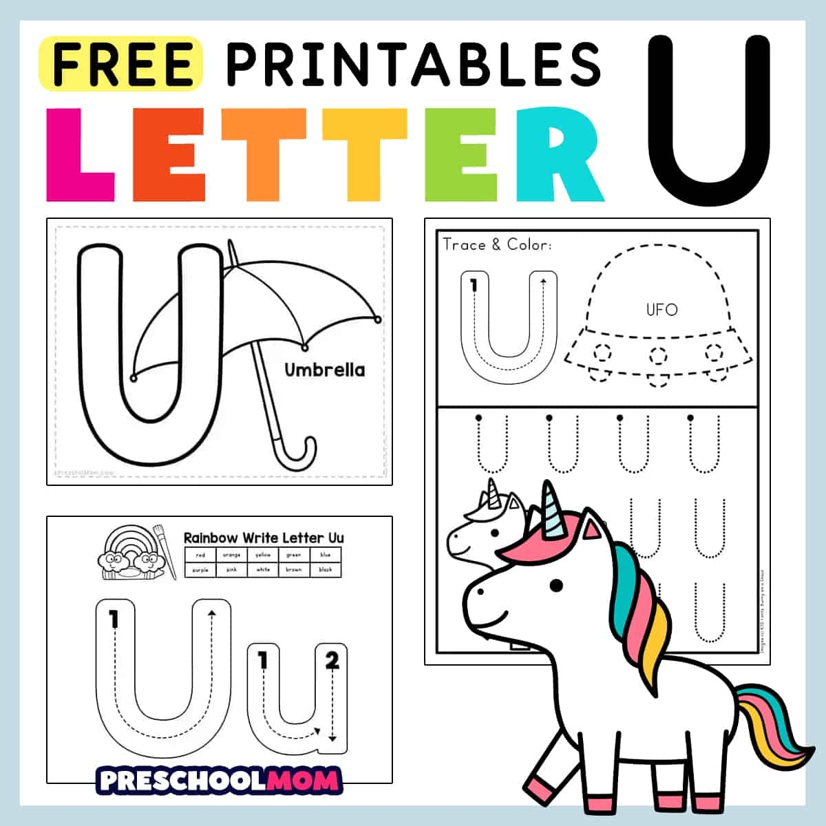 Letter U Preschool Printables Preschool Mom