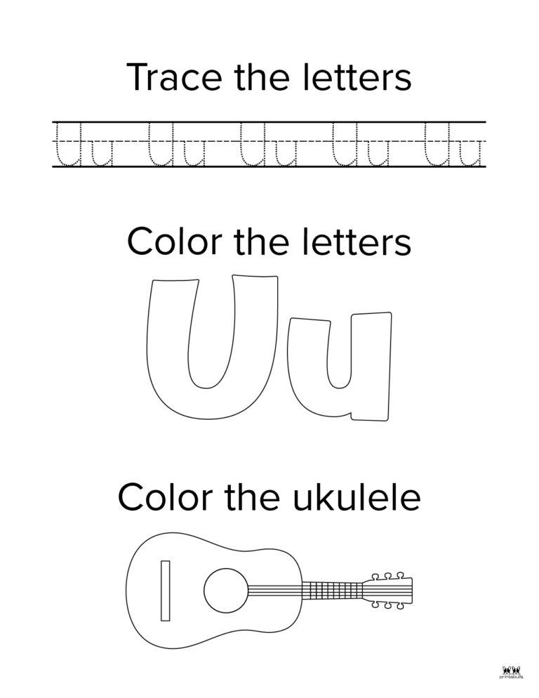 Letter U Worksheets 50 FREE Printables Printabulls