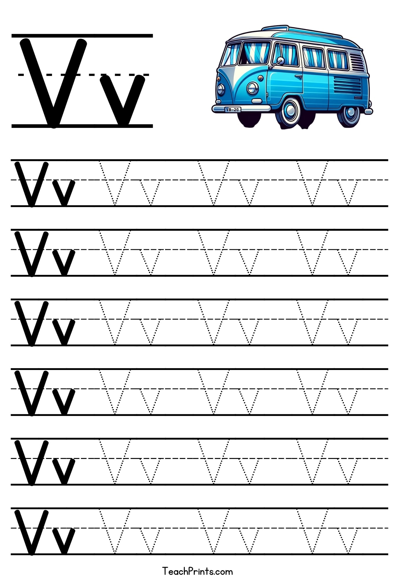 Letter V Worksheets Letter V Worksheets