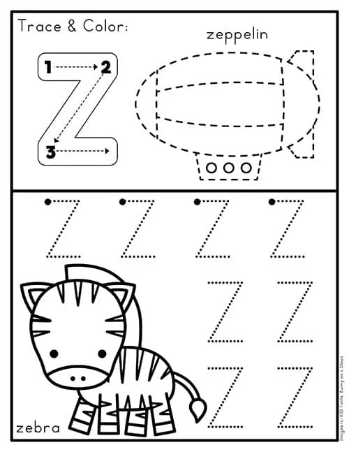 Letter Z Preschool Printables Preschool Mom Worksheets Library