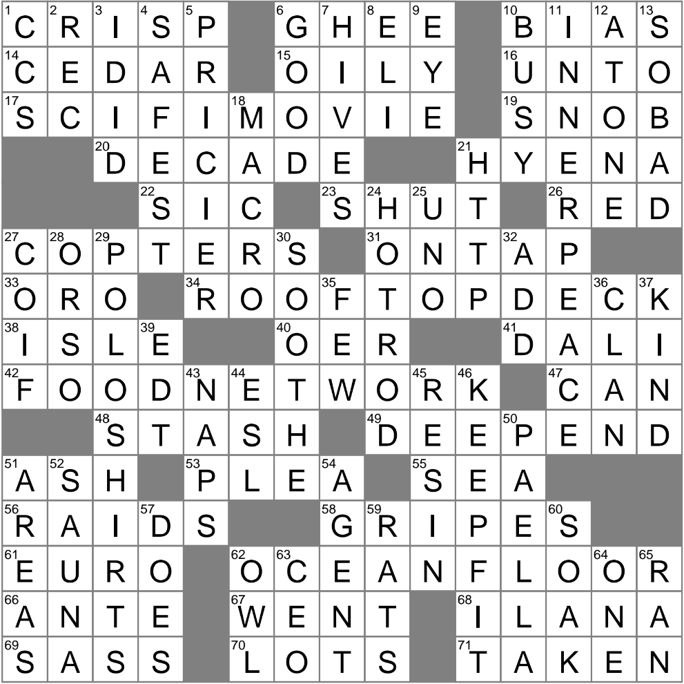 just crossword puzzle clue