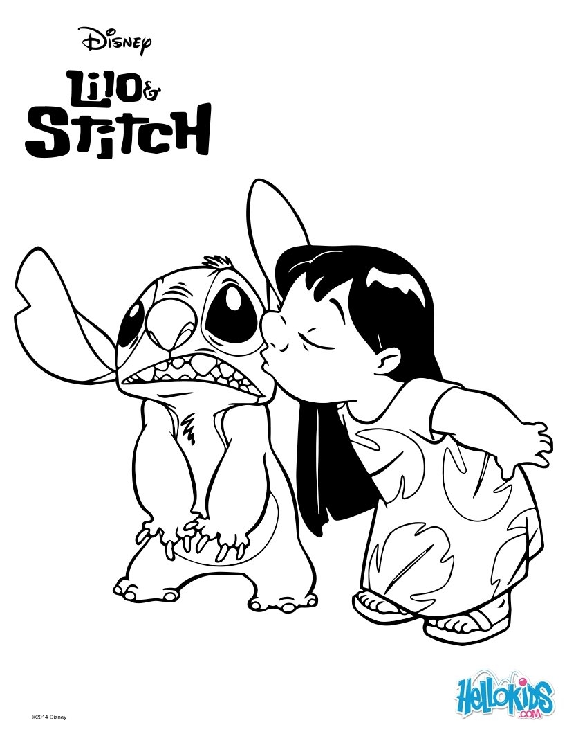 lilo and stitch coloring sheets