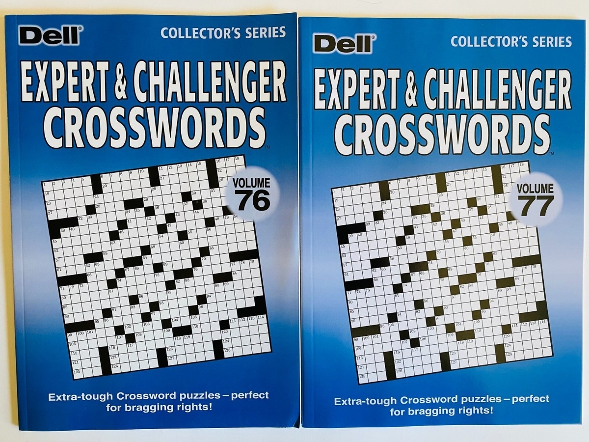 Lot Of 2 Expert Challenger Crossword Sunday Dell Penny Press Includes Themed EBay