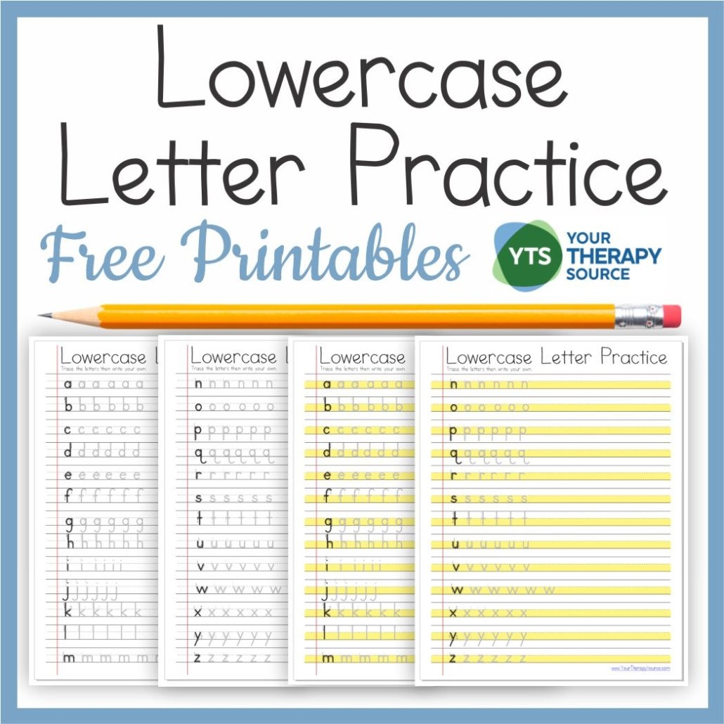 lower case letter worksheets