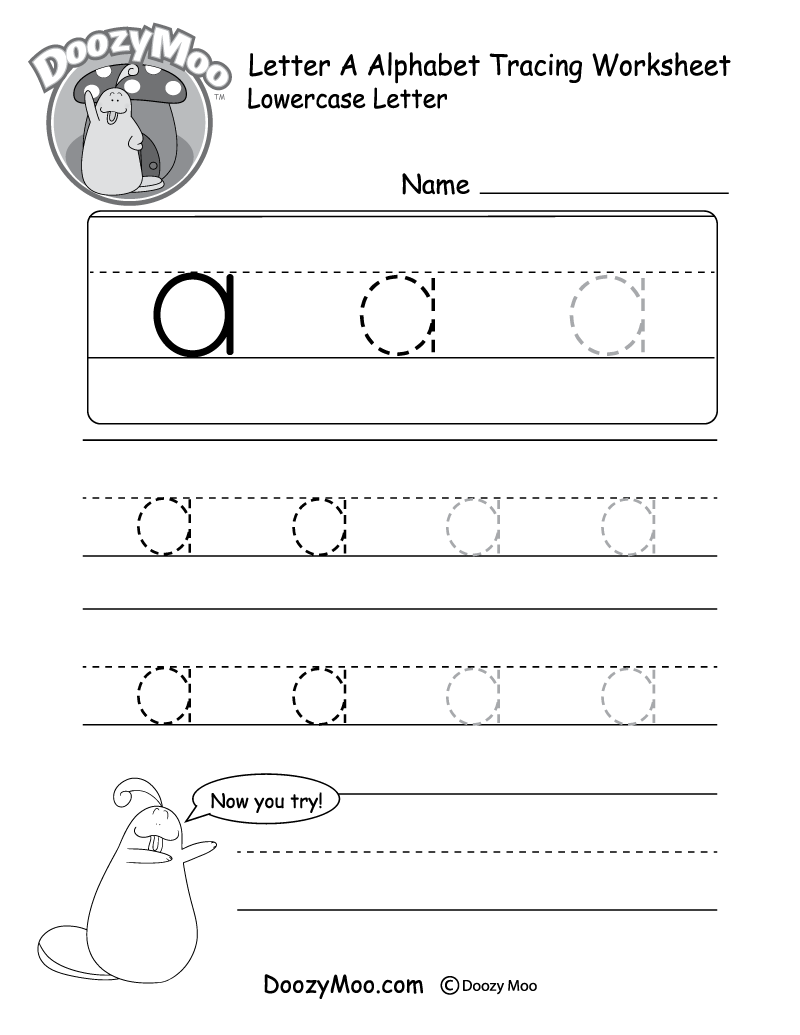 free alphabet tracing printables