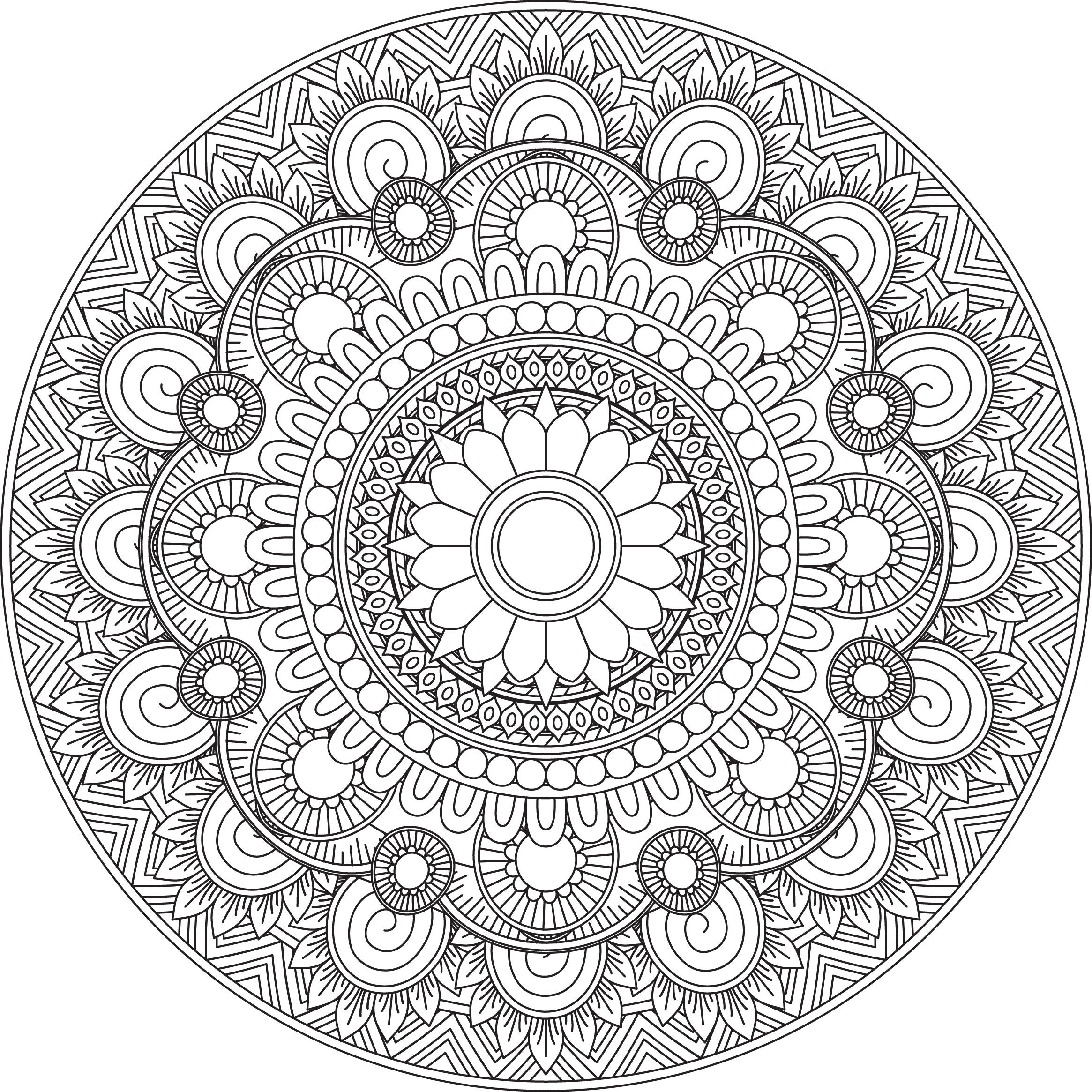 Mandala Coloring Pages Adult Coloring Sheet Printable Coloring Page Grown Up Coloring Printable Art Color Anti stress Coloring Etsy
