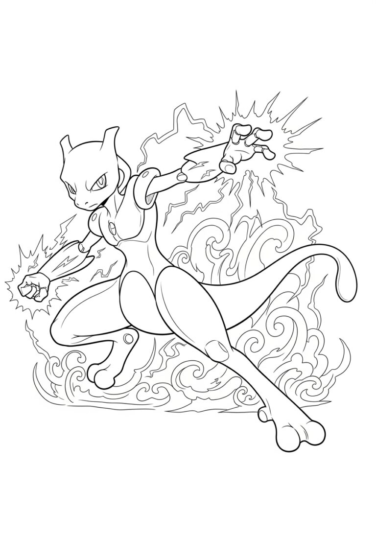Mewtwo Coloring Page For Kids Free Printable Mewtwo Coloring Page For Kids Free Printable