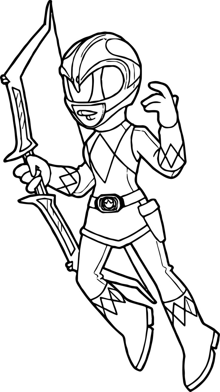 Mighty Morphin Coloring Pages For Adults