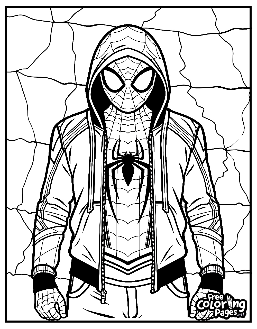 spiderman coloring pages pdf