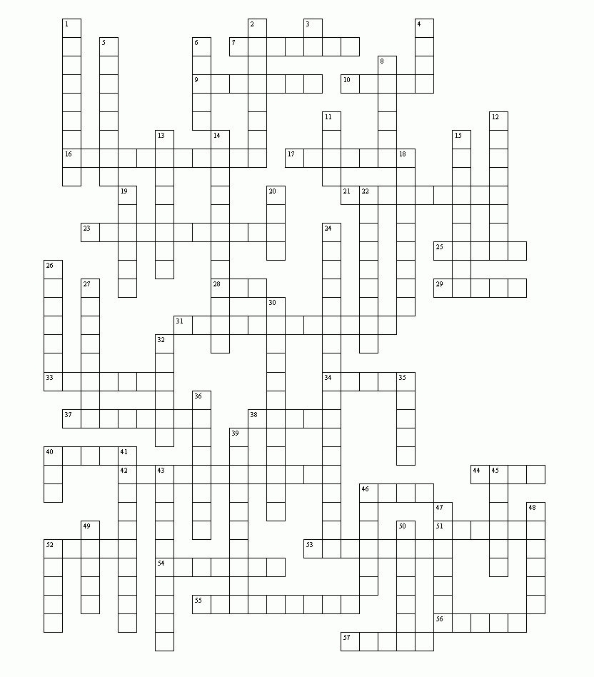 Mirroreyes Printable Crossword Puzzles Printable Crossword