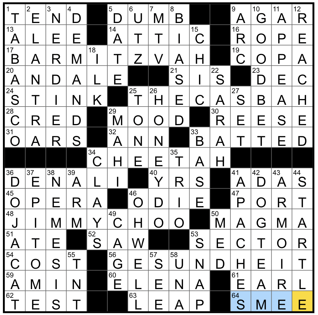 Monday April 21 2025 Diary Of A Crossword Fiend