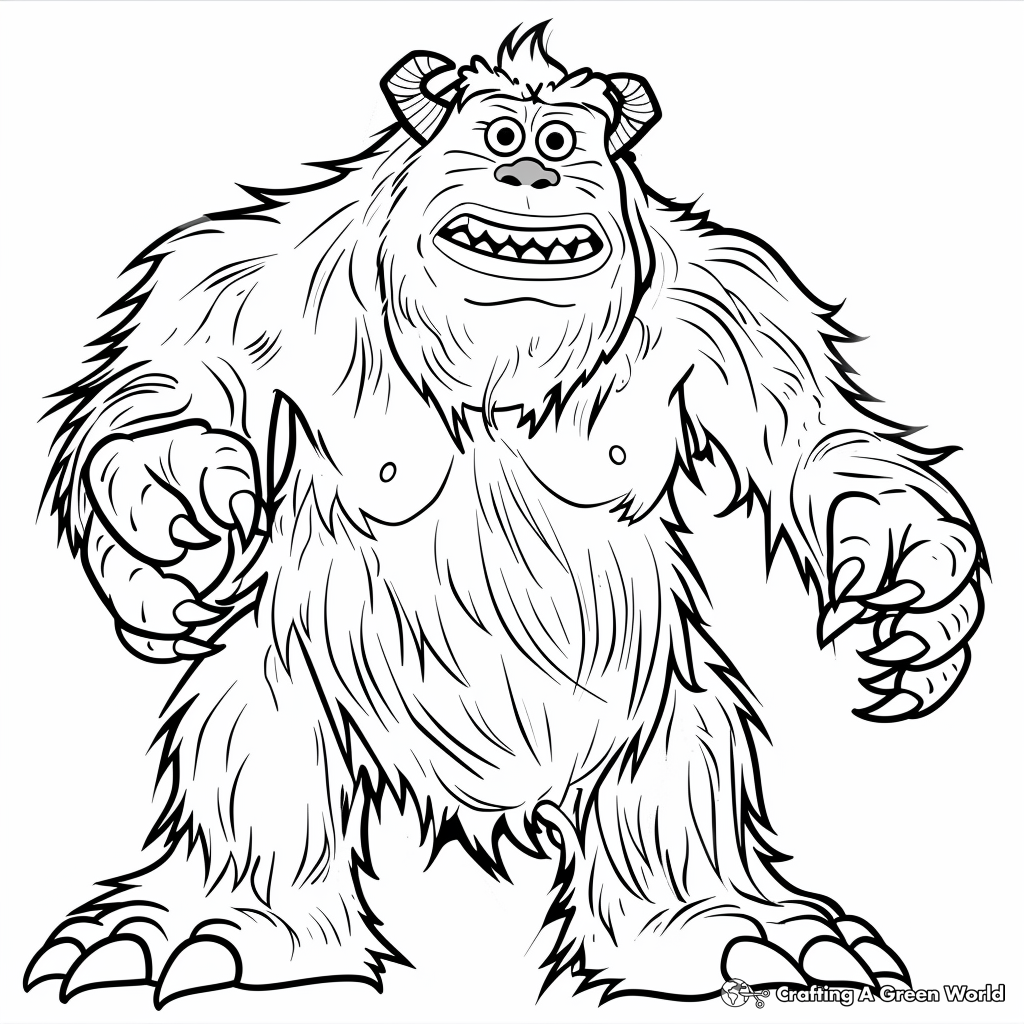 monsters inc coloring sheets