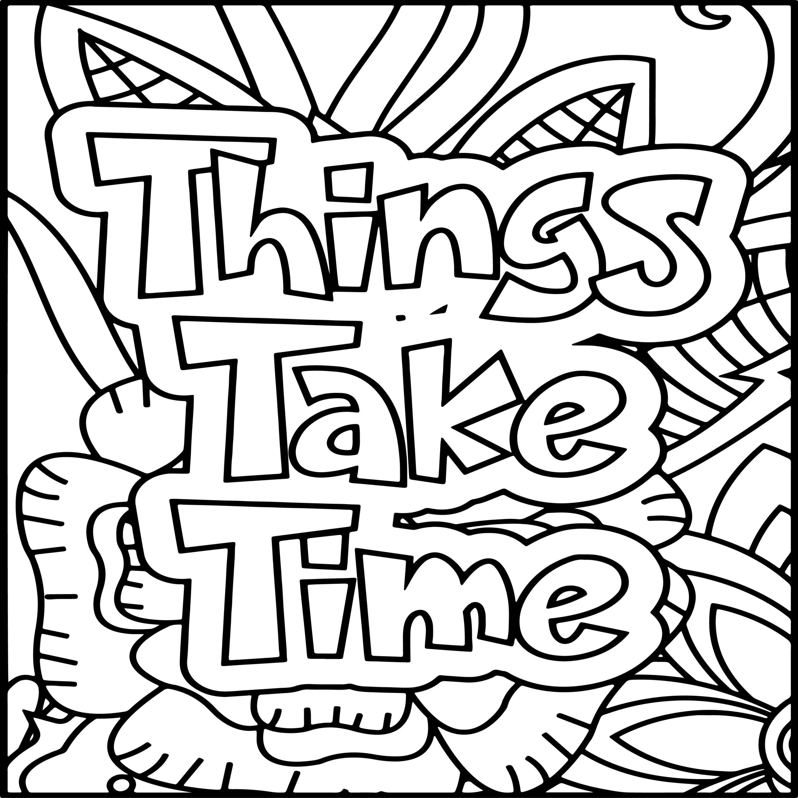 Motivational Positive Quotes Inspirational Coloring Book For Kids With Stress Made By Teachers