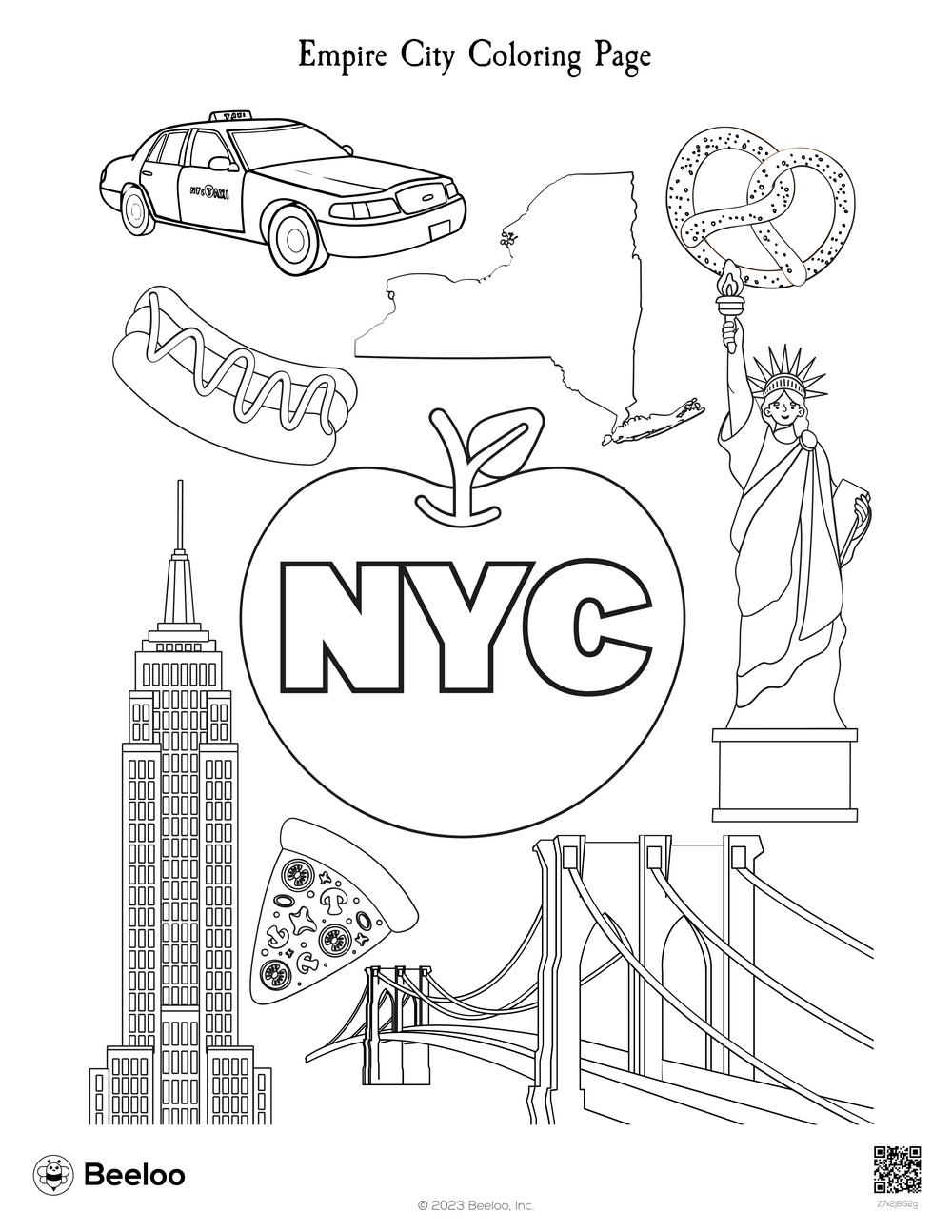 new york city coloring pages new york city coloring pages