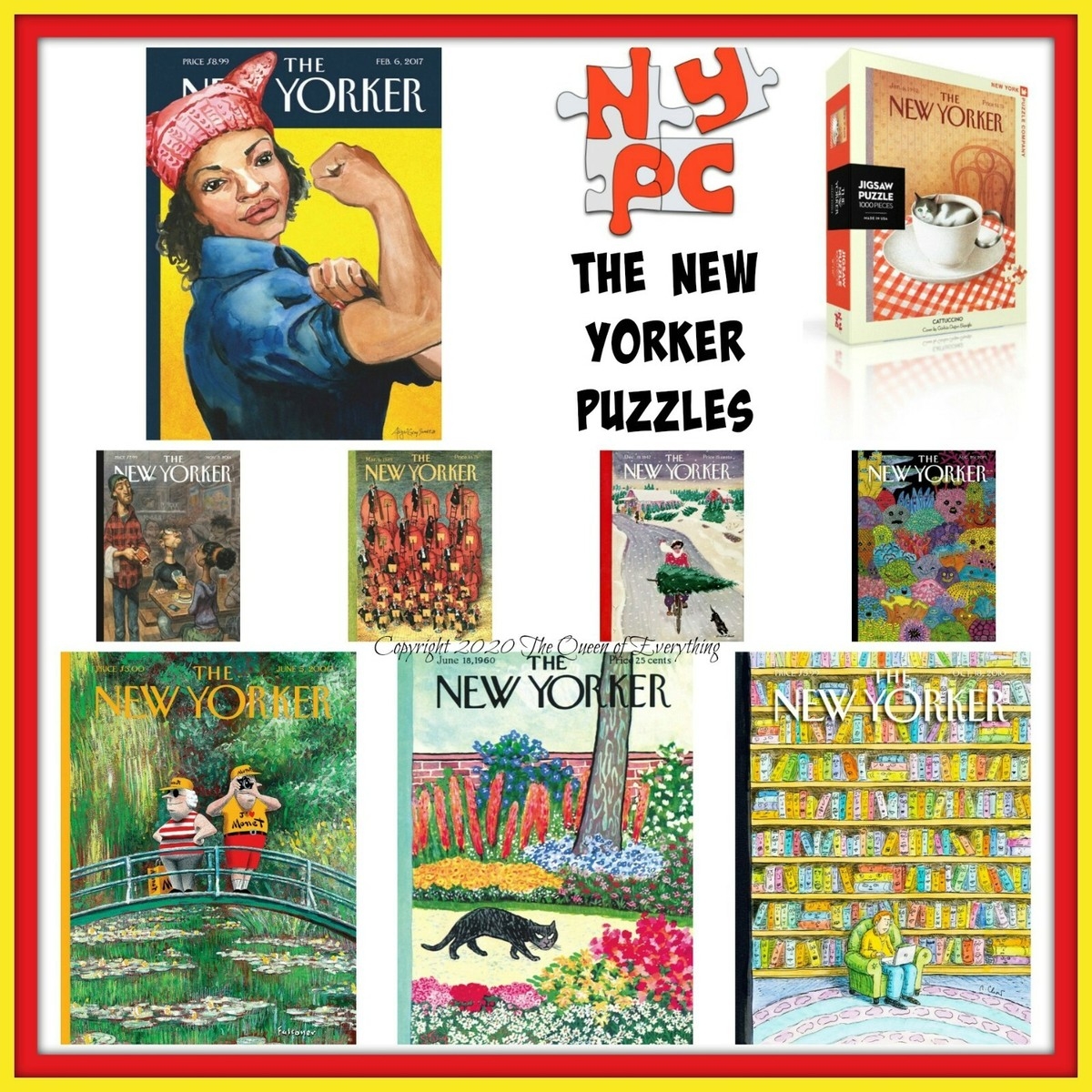 New York Puzzle Company The New Yorker Magazine Covers Made Immortal EBay