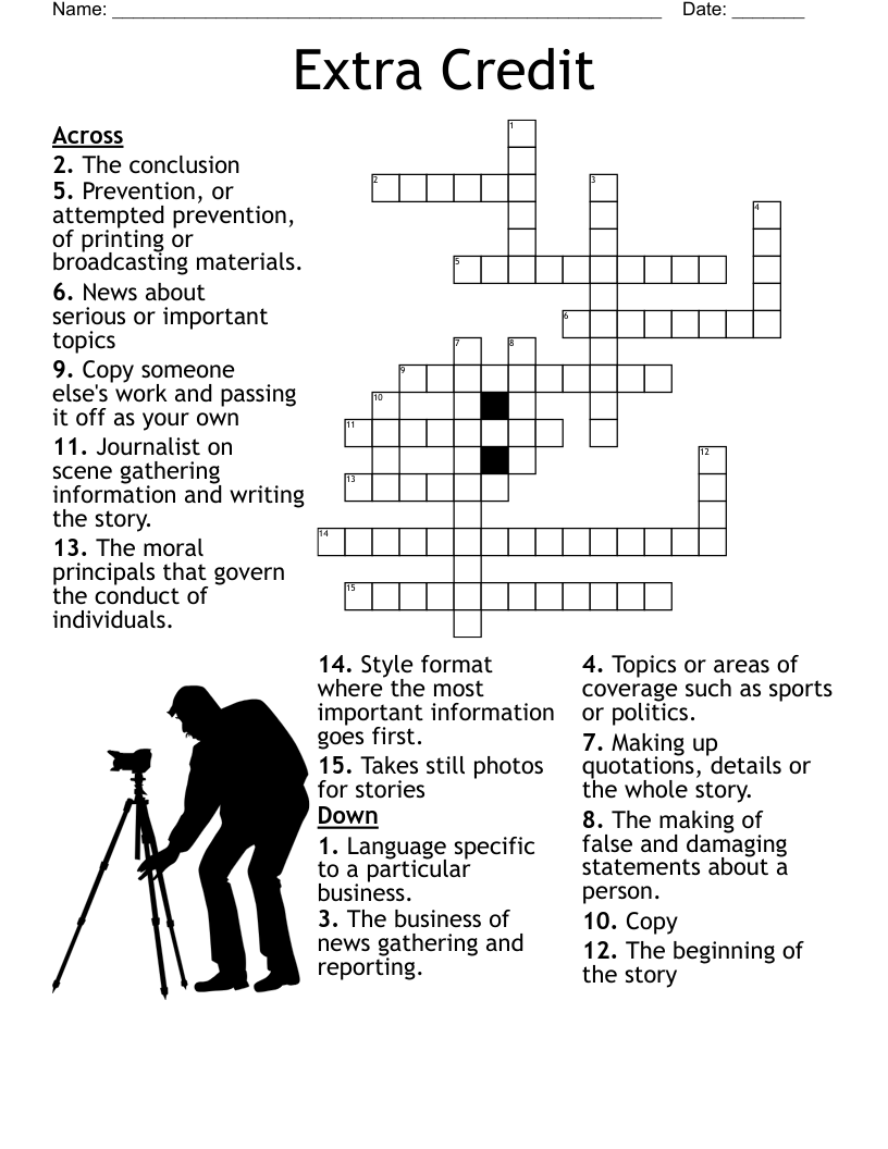 newspaper section crossword clue