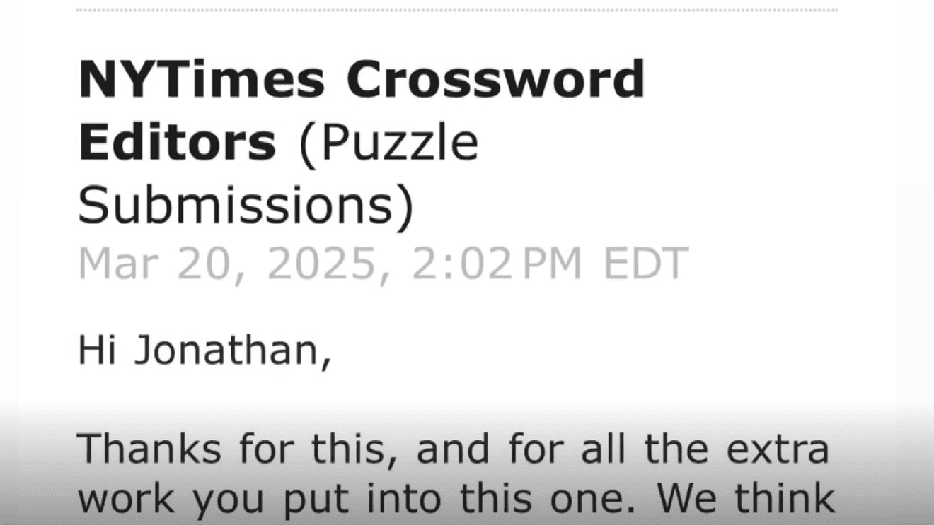 Northern Michigan Man s Crossword Puzzle To Be Published In The New York Times Northern Michigan Man s Crossword Puzzle To Be Published In The New York Times