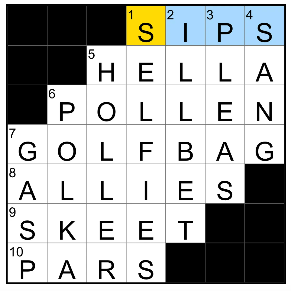 you re on nyt crossword clue