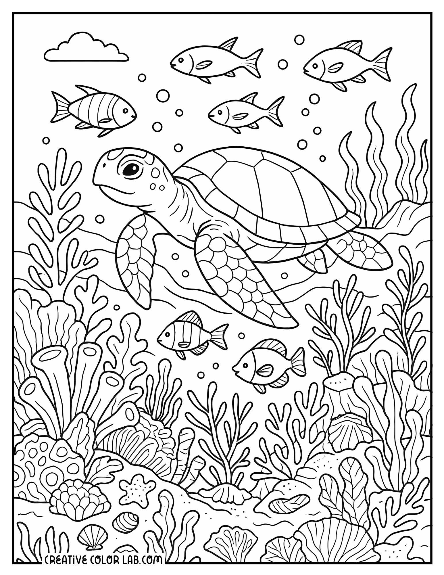 Ocean Coloring Pages Free PDF Printables To Download Ocean Coloring Pages Free PDF Printables To Download