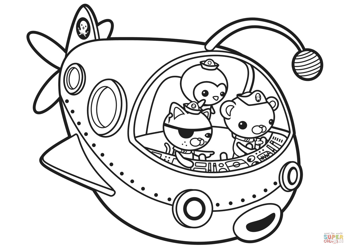 Octonauts 15 Free Printable Coloring Pages