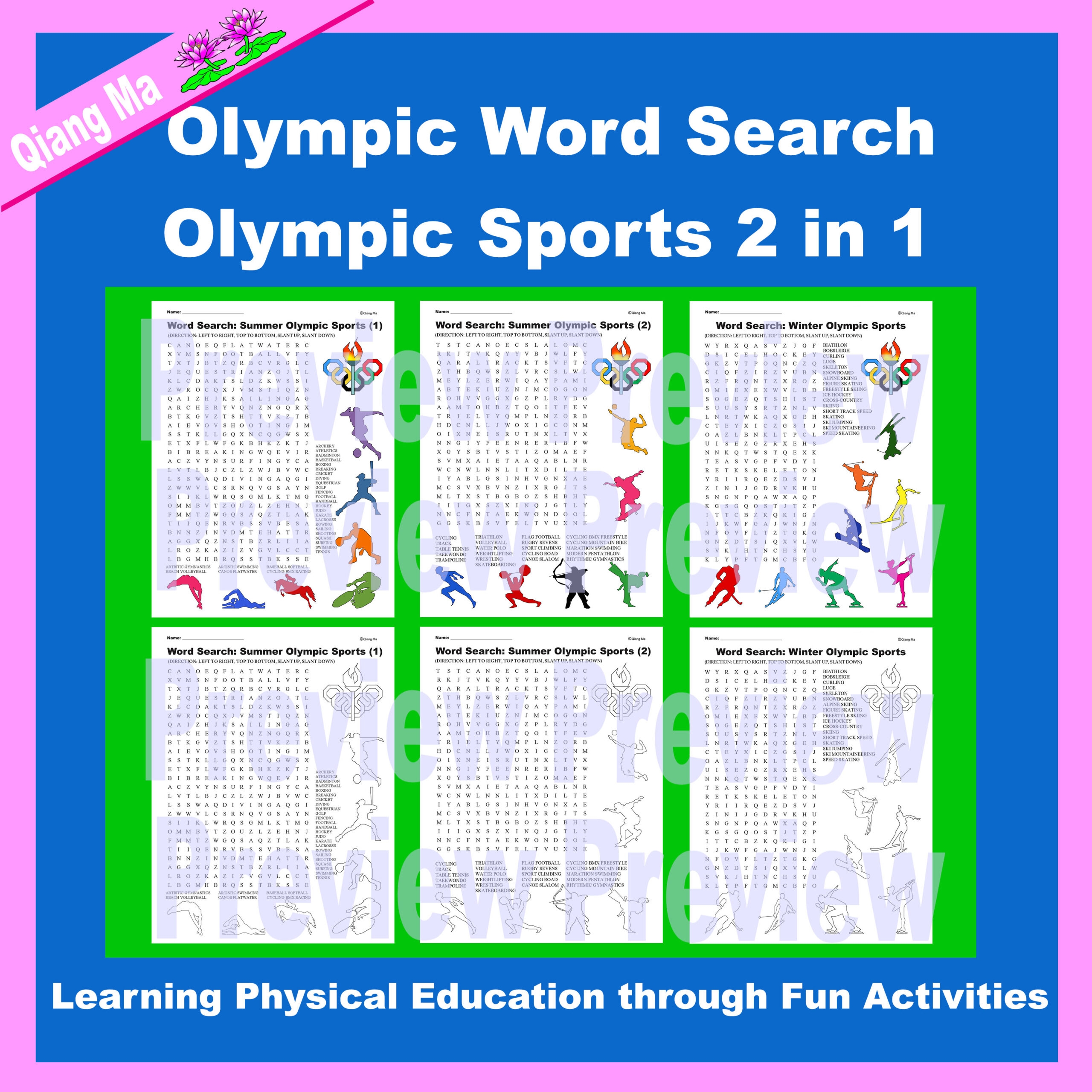 Olympic Word Search Olympic Sports 2 In 1 Classful Olympic Word Search Olympic Sports 2 In 1 Classful