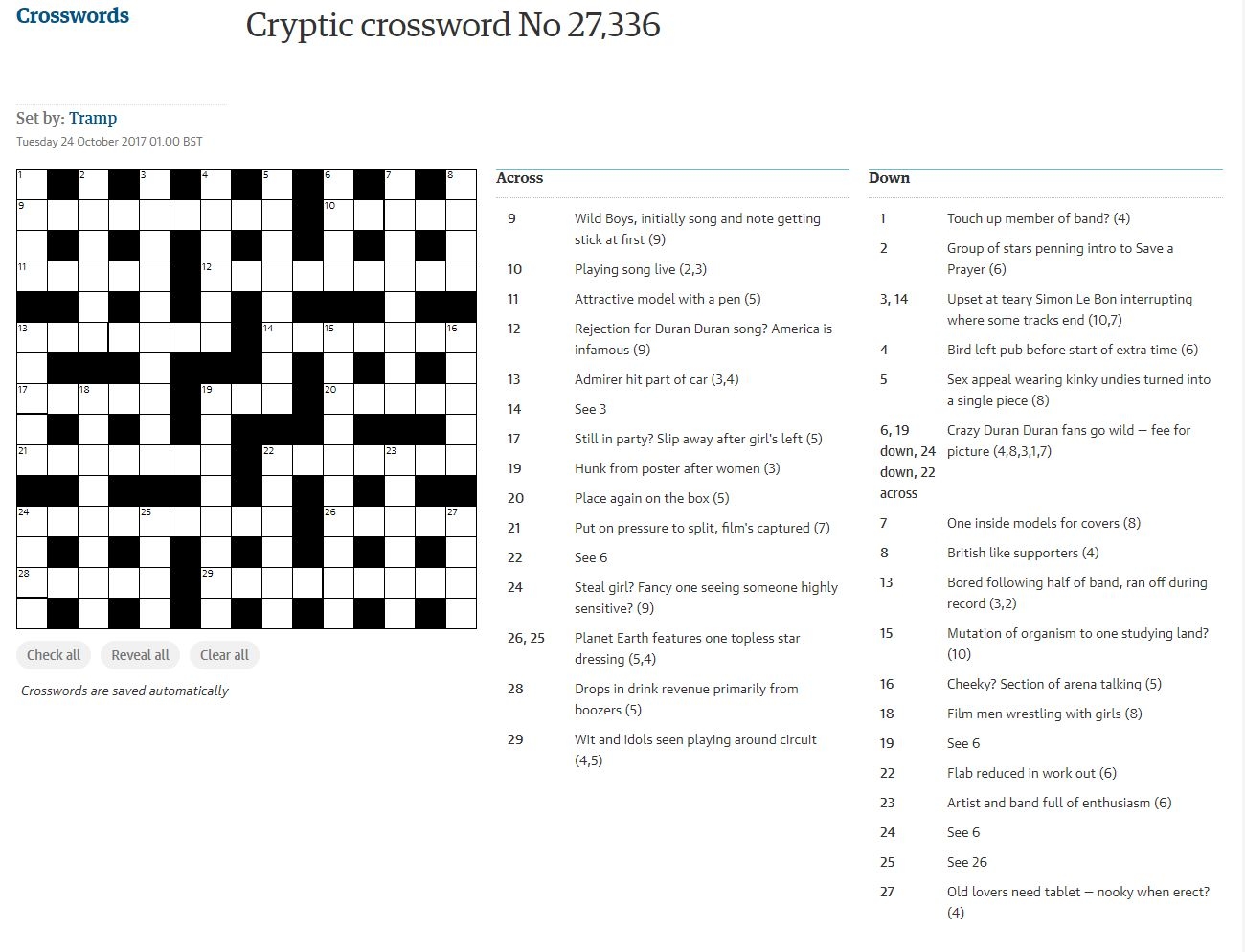One For The Crossword Fans Here Links One For The Crossword Fans Here Links
