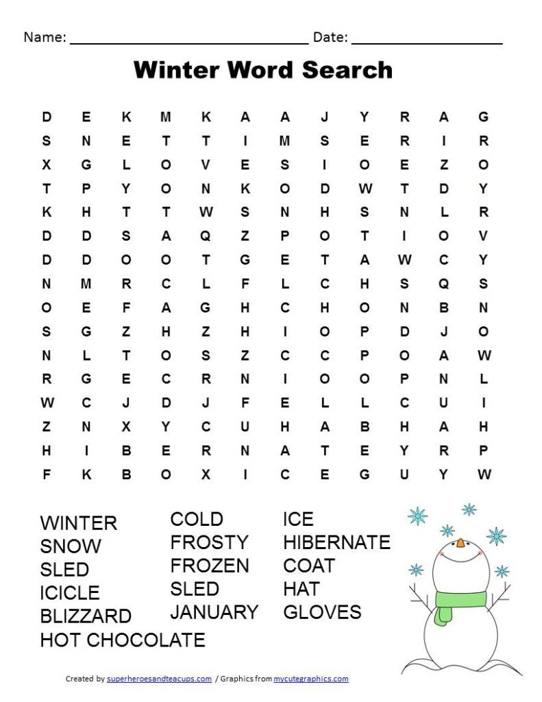 Onlinecrosswordsnet Printable Printable Holiday Calendar