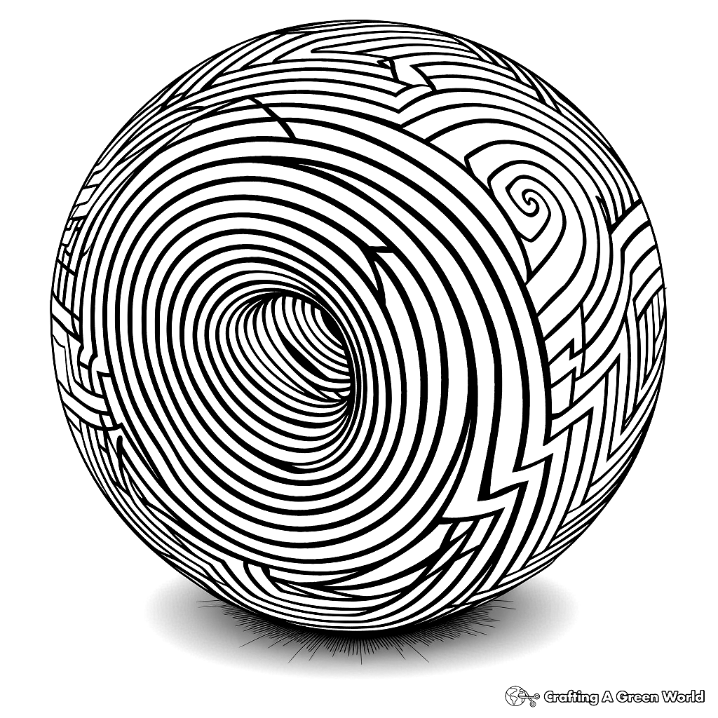 Optical Illusion Coloring Pages Free Printable Optical Illusion Coloring Pages Free Printable