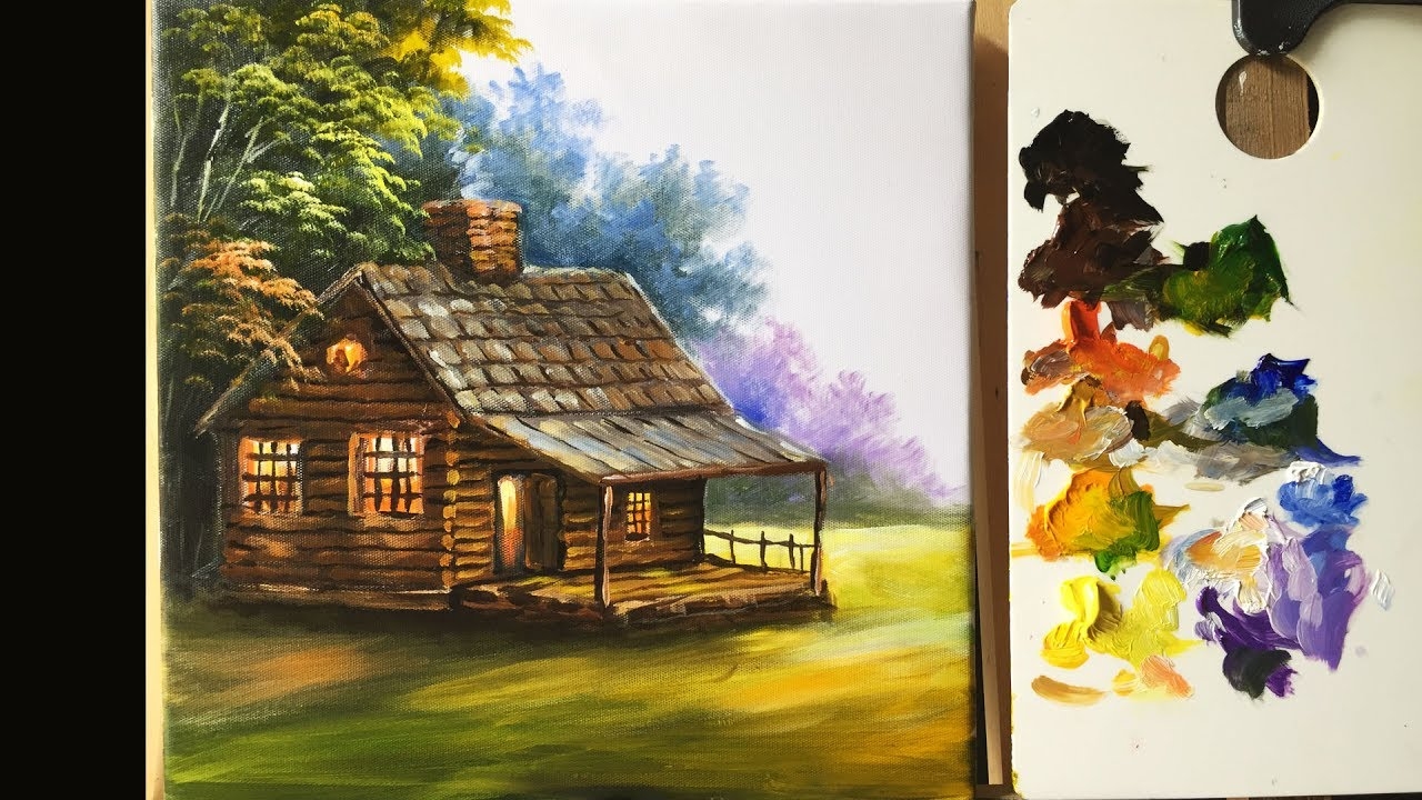 Painting The Basic House In Acrylics Lesson 1 YouTube Painting The Basic House In Acrylics Lesson 1 YouTube