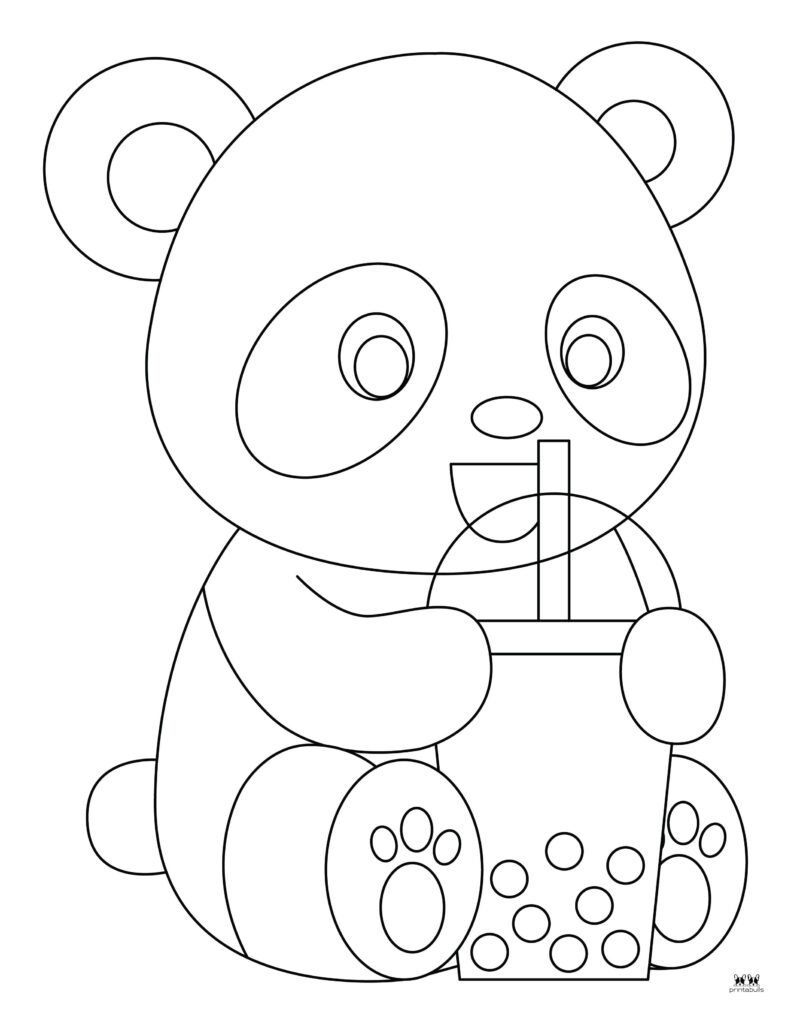 coloring pictures of pandas