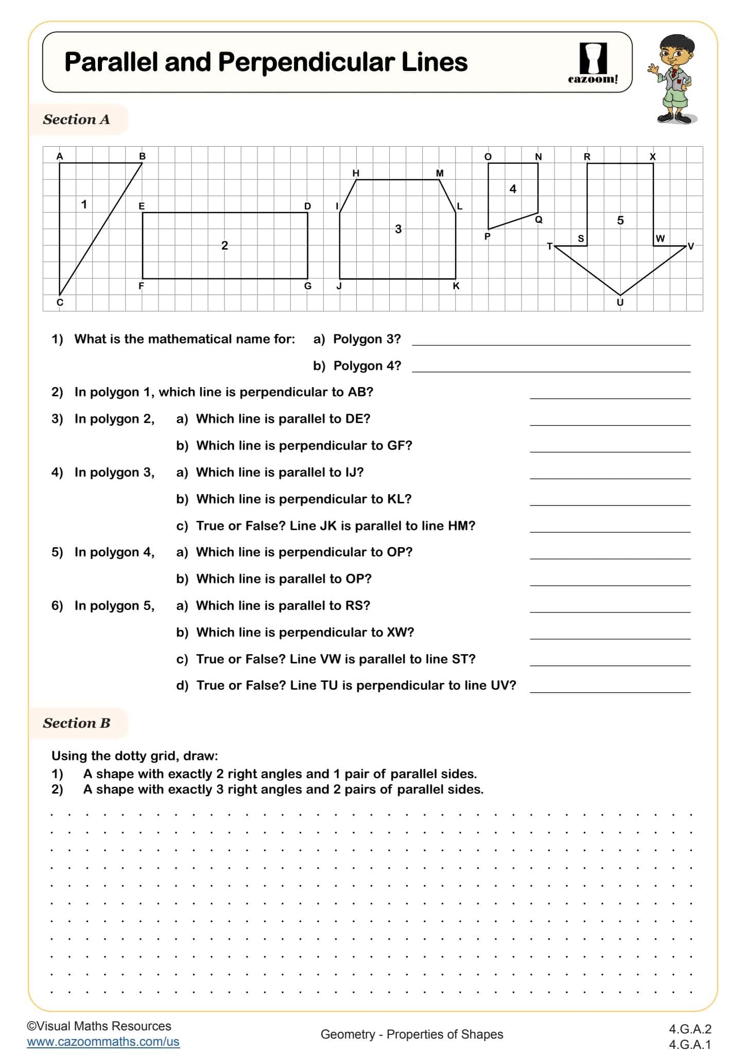parallel and perpendicular lines worksheet parallel and perpendicular lines worksheet