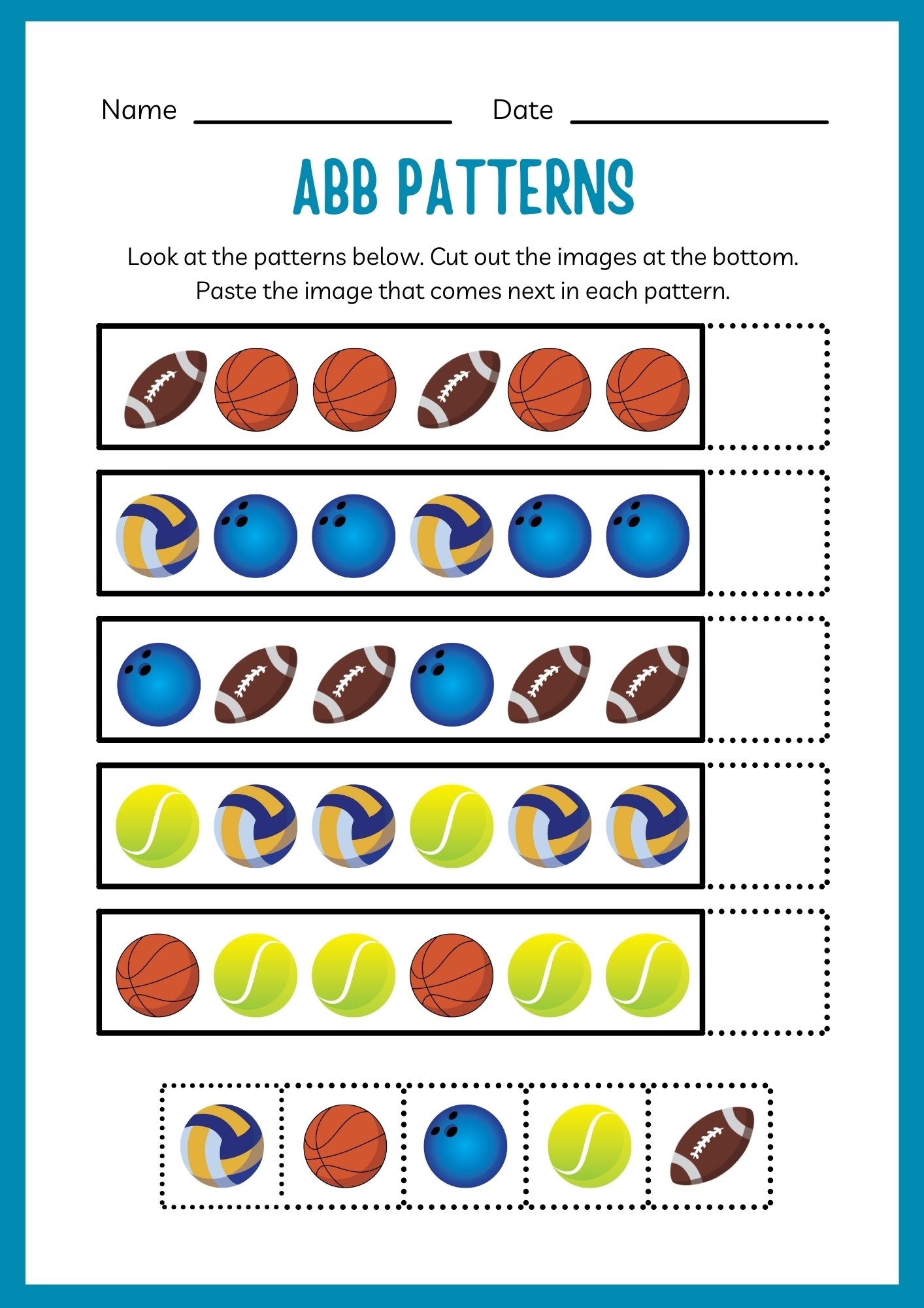 Pattern Worksheet Perfect For Early Education Mobotoy