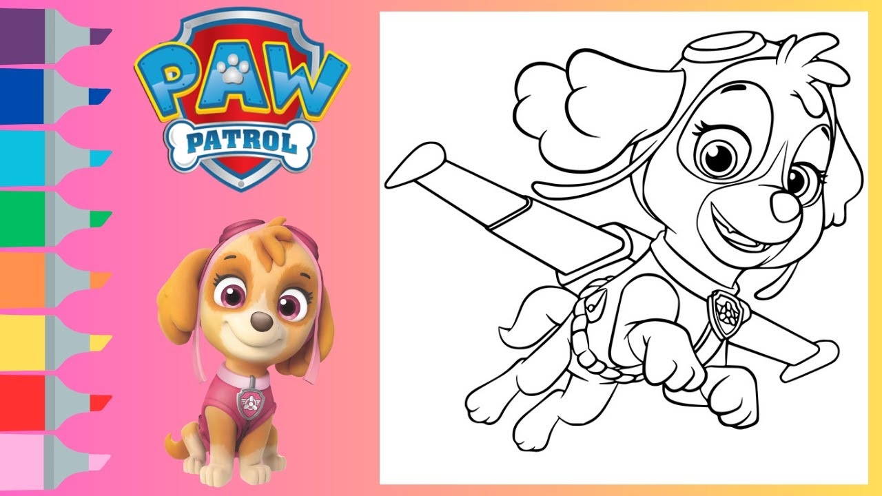 paw patrol coloring sheets