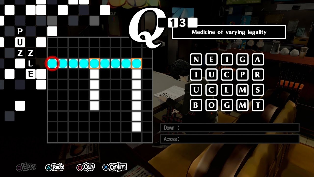Persona 5 Royal Crossword Answer Medicine Of Varying Legality Question 13 YouTube Persona 5 Royal Crossword Answer Medicine Of Varying Legality Question 13 YouTube