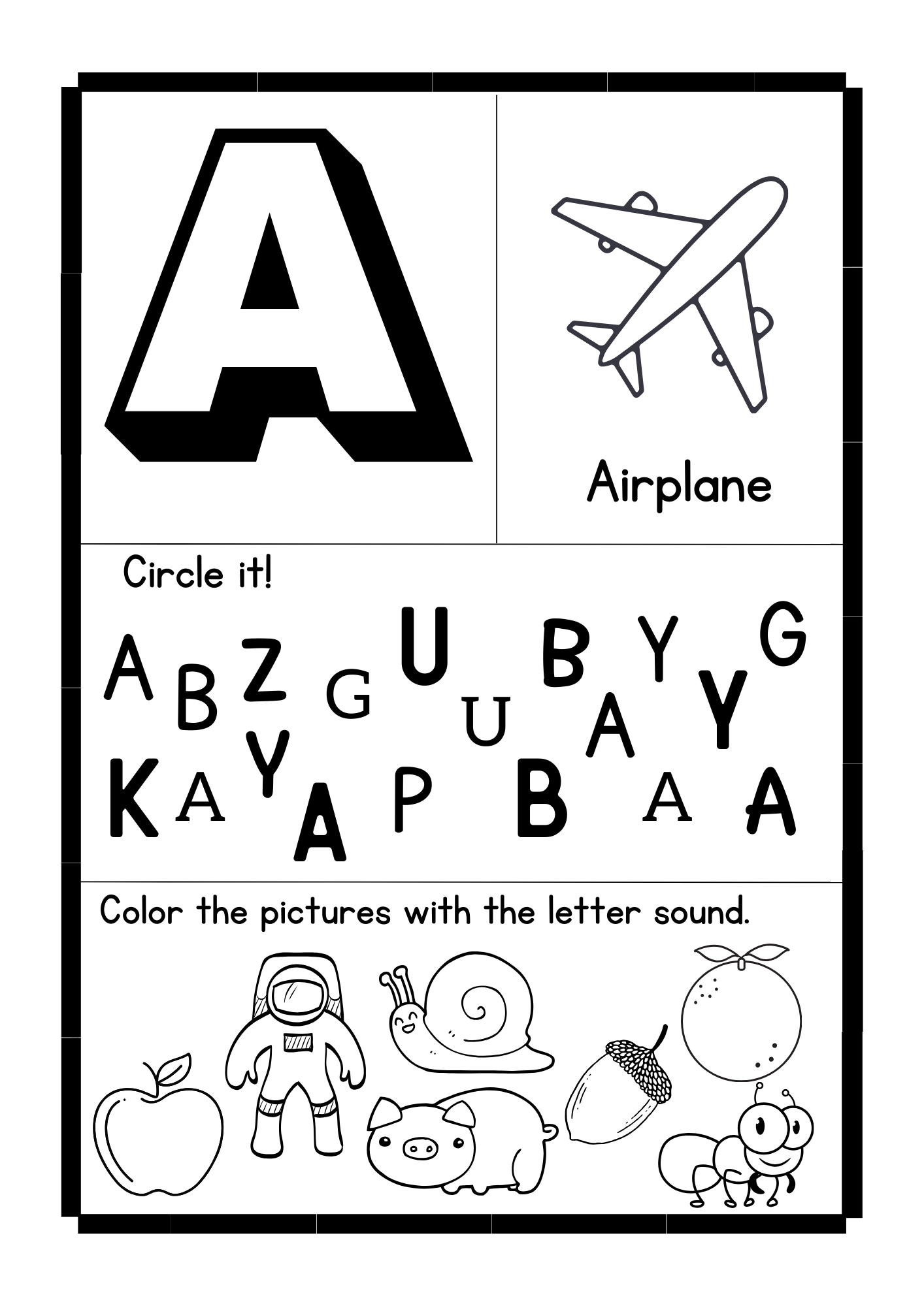 letter a worksheets for preschool letter a worksheets for preschool