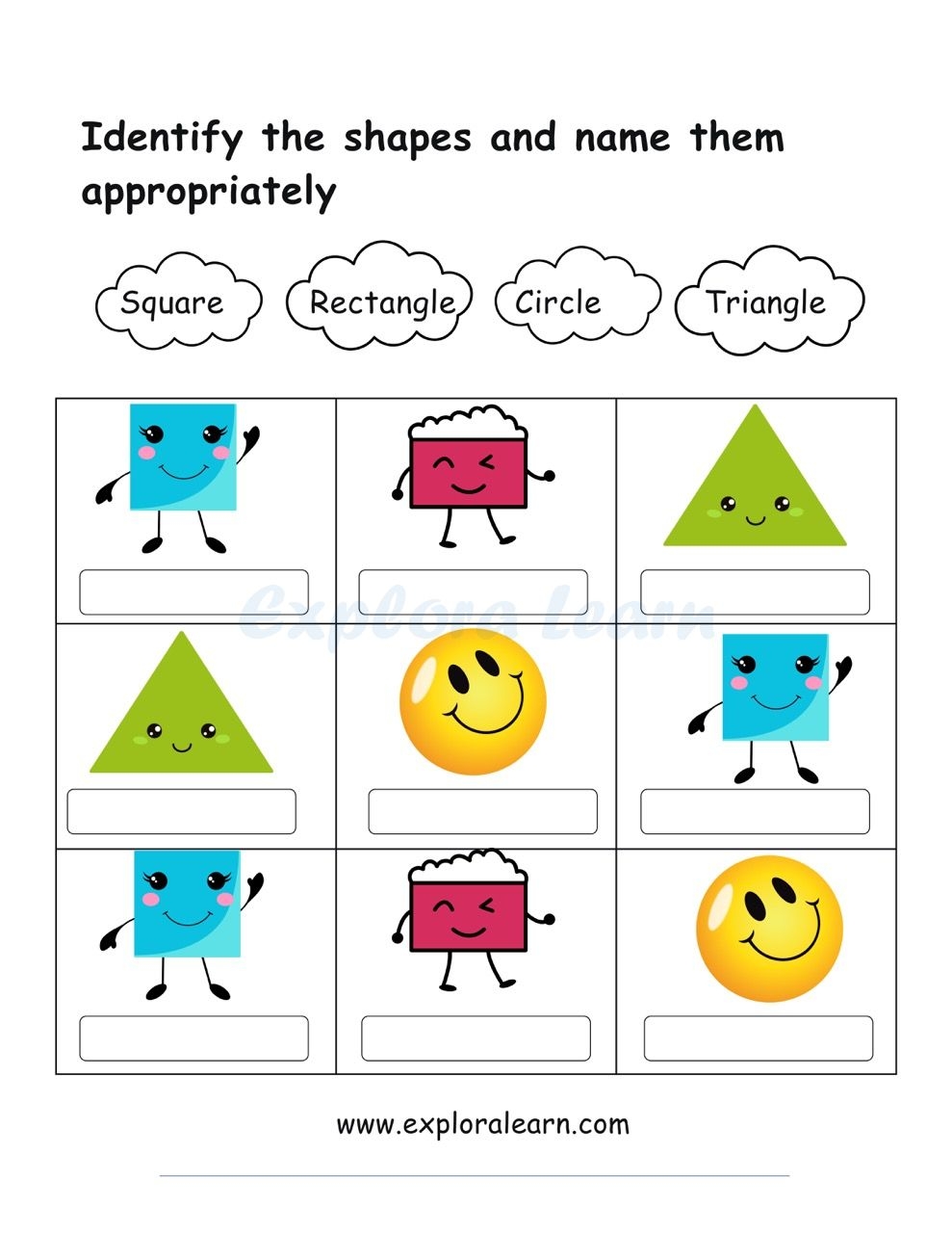 homework sheets for kindergarten