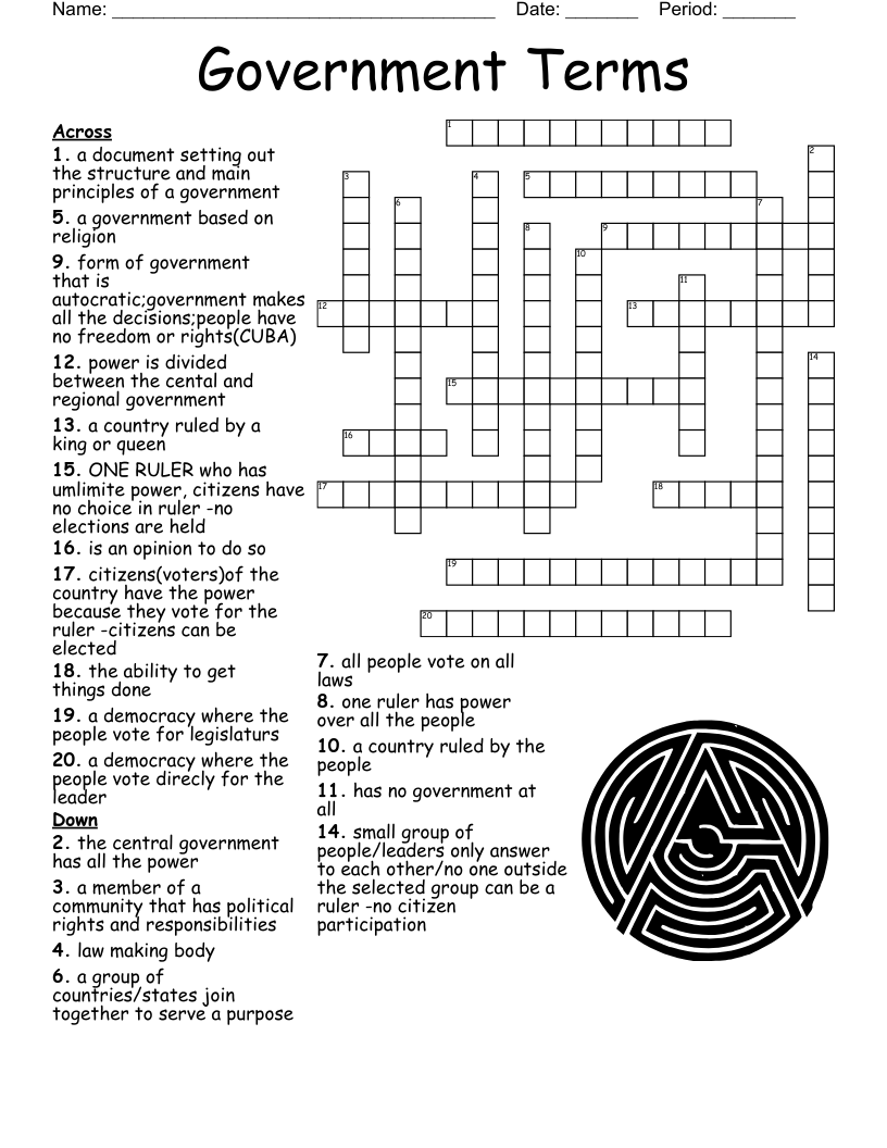 Politics Crossword WordMint Politics Crossword WordMint