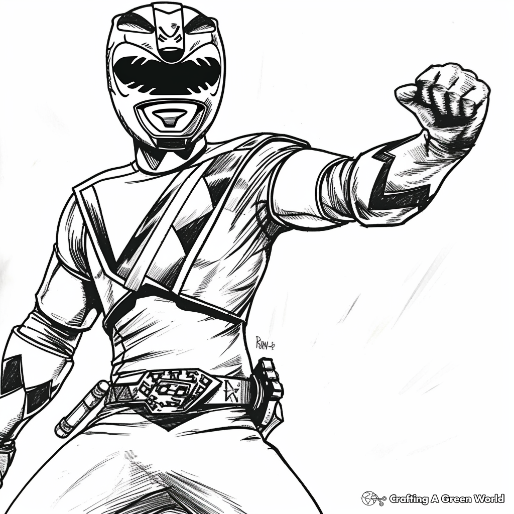 Power Rangers Coloring Pages Free Printable 
