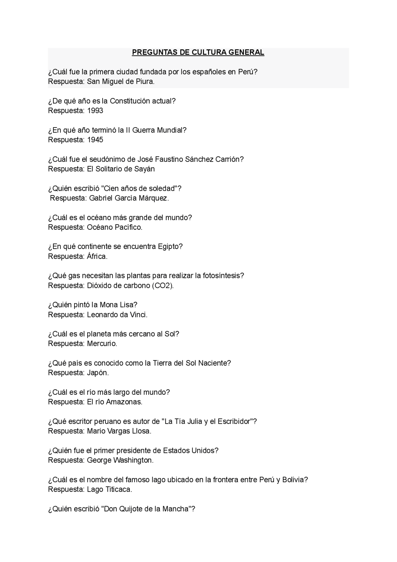 preguntás de cultura general