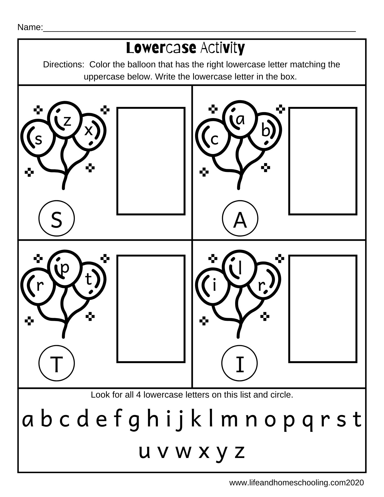 Preschool Kindergarten Lowercase Worksheet Made By Teachers