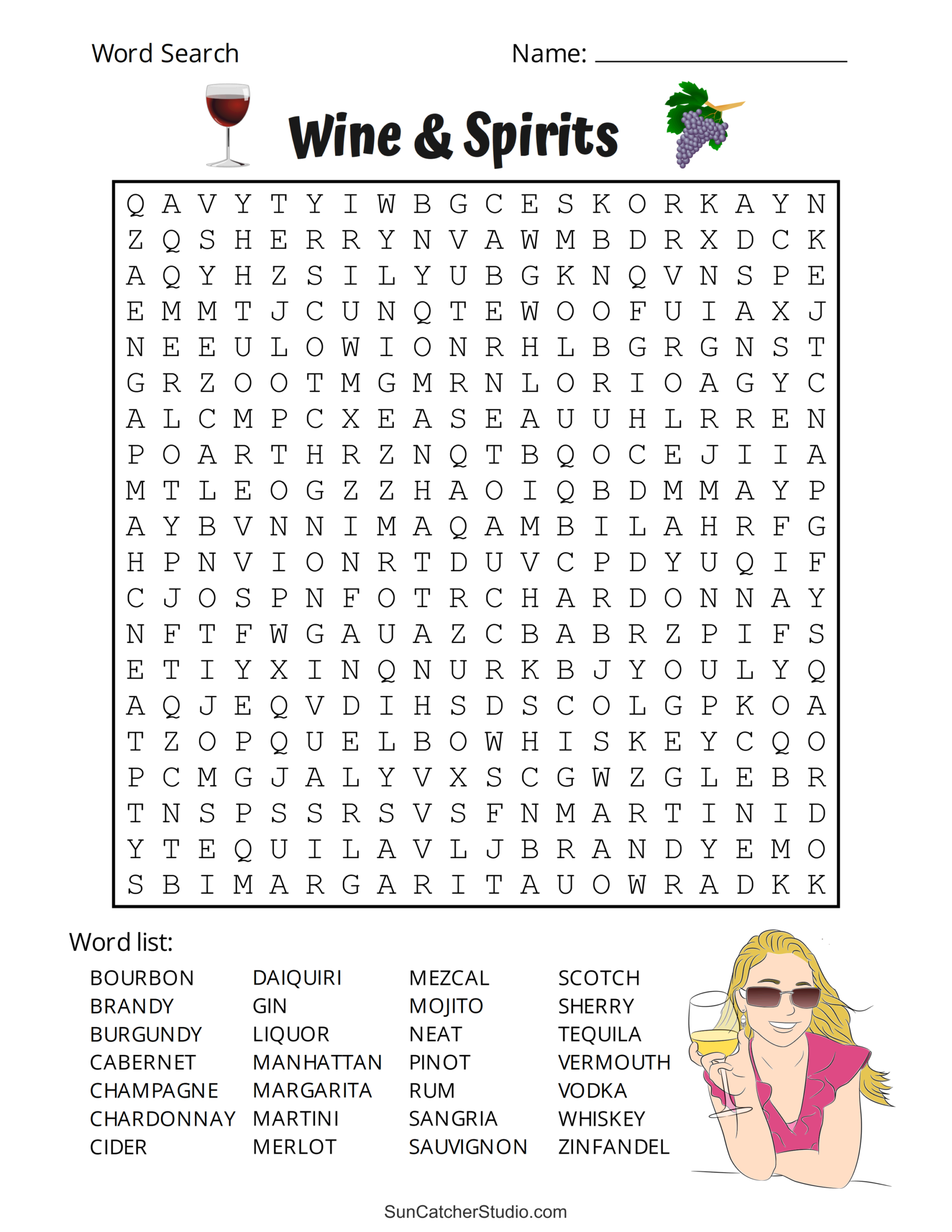 Printable Adult Word Search Puzzles Word Find Free Printables Lettering SVG Files Tools Apps