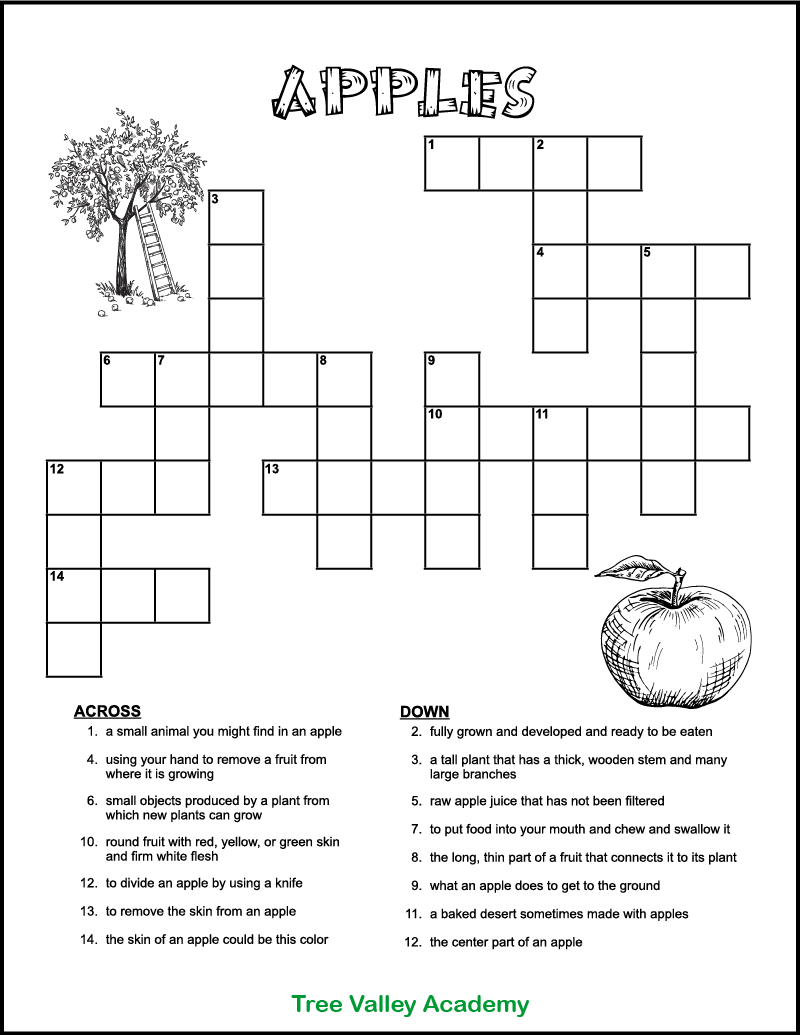 free printable easy crossword puzzles