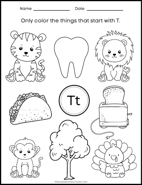 Printable Letter T Worksheets Printable Letter T Worksheets